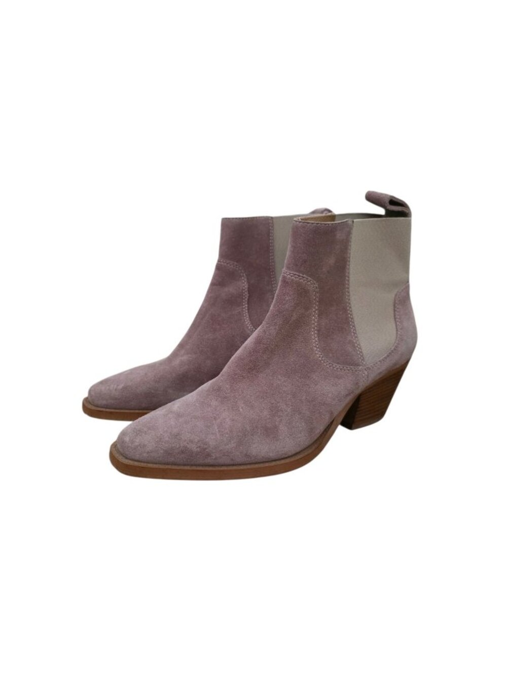 Everlane The Western Boot Suede Ankle Boots Taupe 7